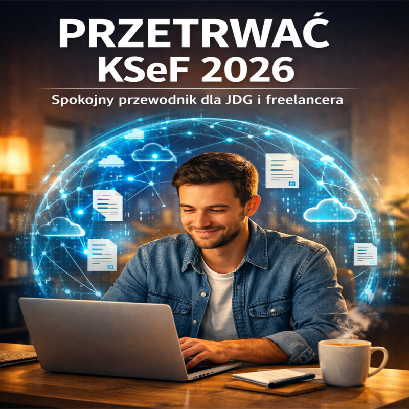 PRZETRWAĆ KSeF 2026 – spokojny przewodnik dla JDG i freelancera